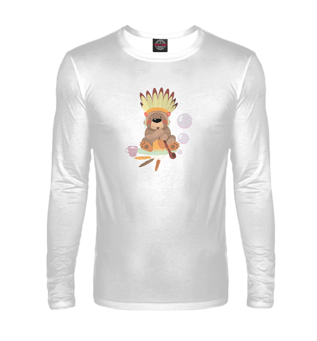 Медвежонок выдувает пузыри 
Медвежонок выдувает пузыри