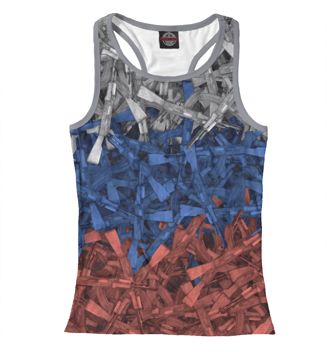 Флаг России из автоматов 
Флаг России из автоматов