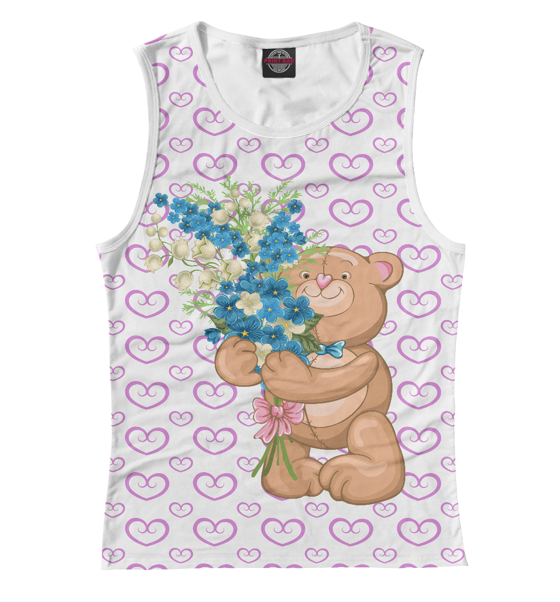 Мишка с цветами
Мишка с цветами