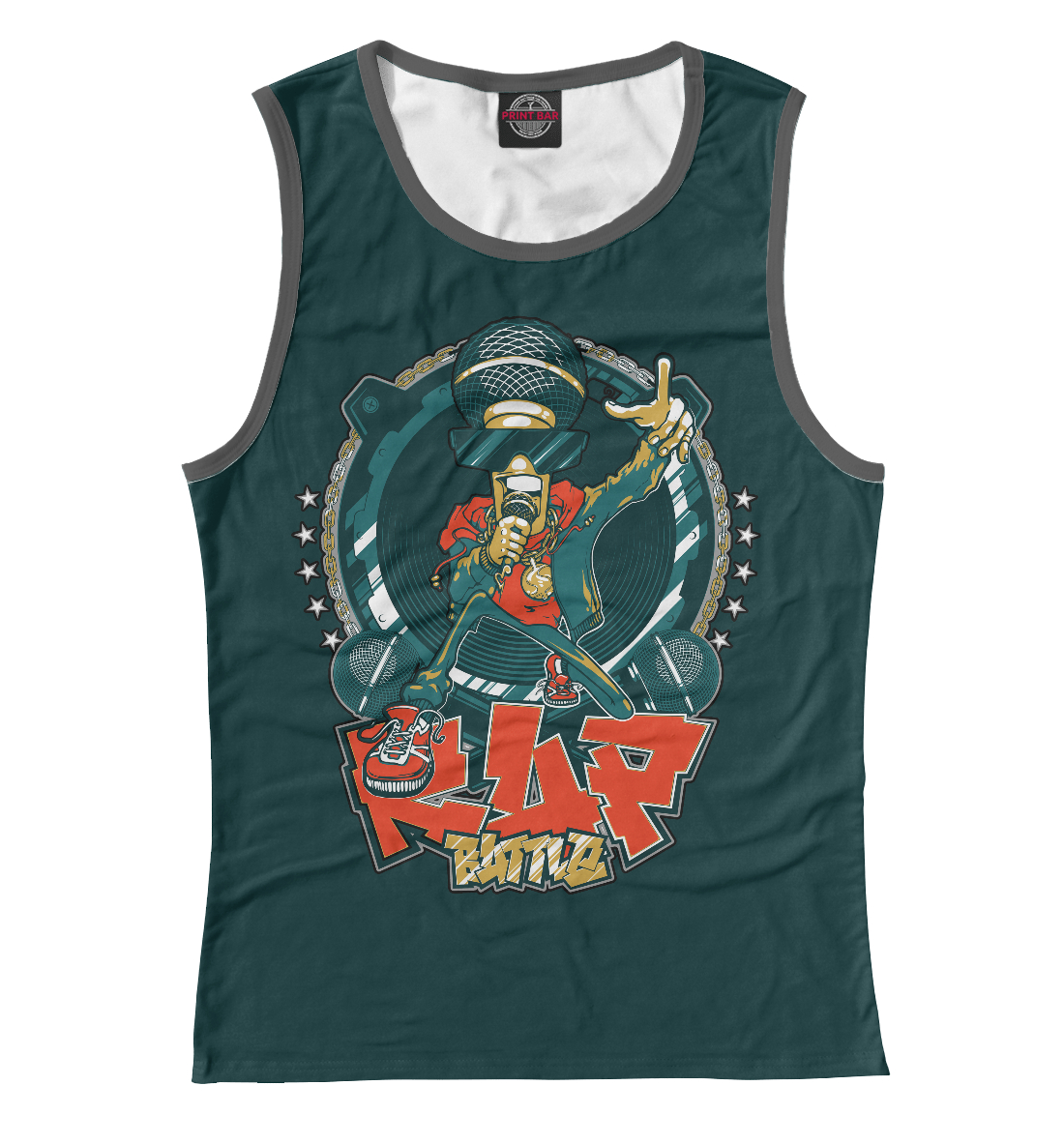 Рэппер - микрофон 
Рэппер - микрофон