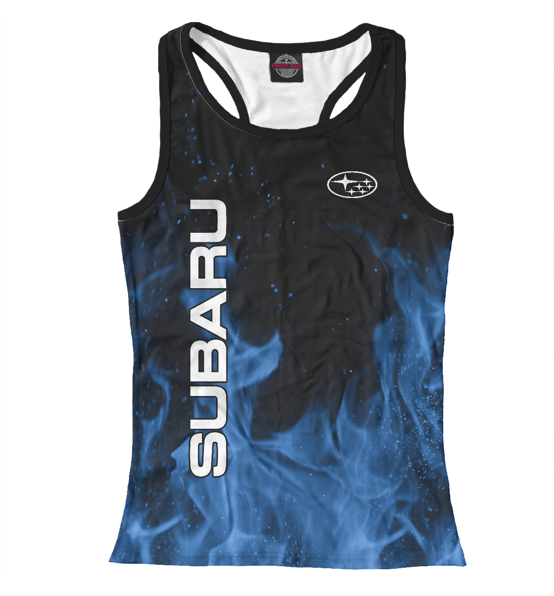 Subaru blue fire