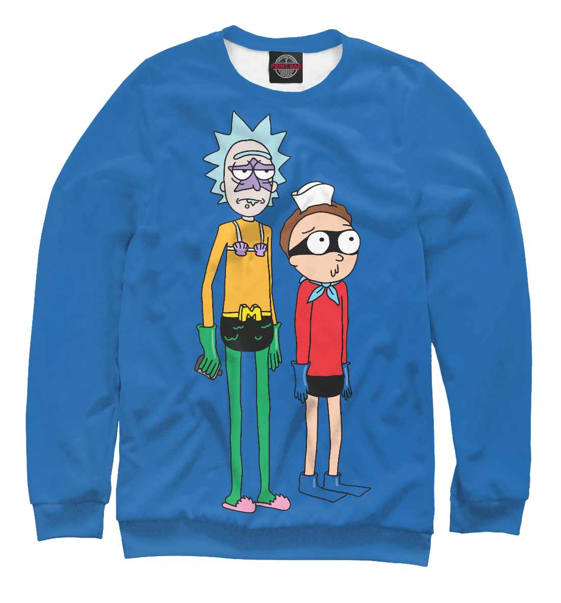 Рик и Морти под водой 
Рик и Морти под водой