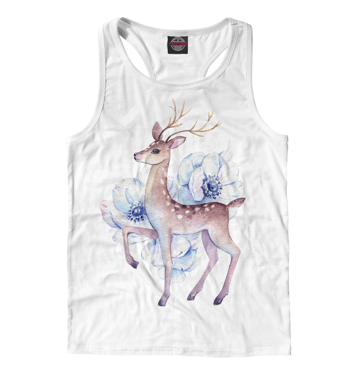 Deer and flowers 
Deer and flowers