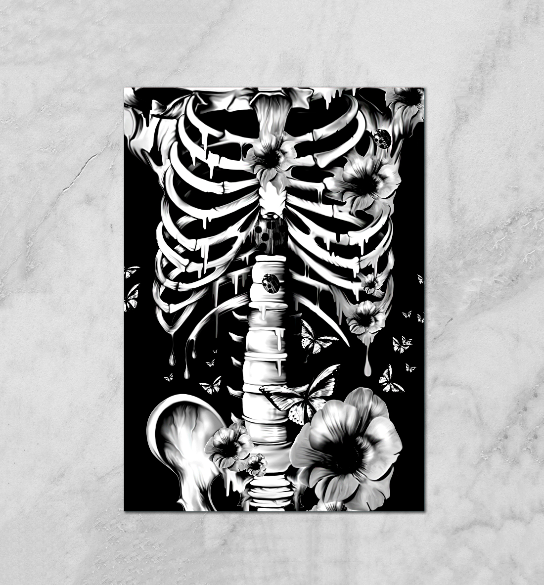 Floral Skeleton