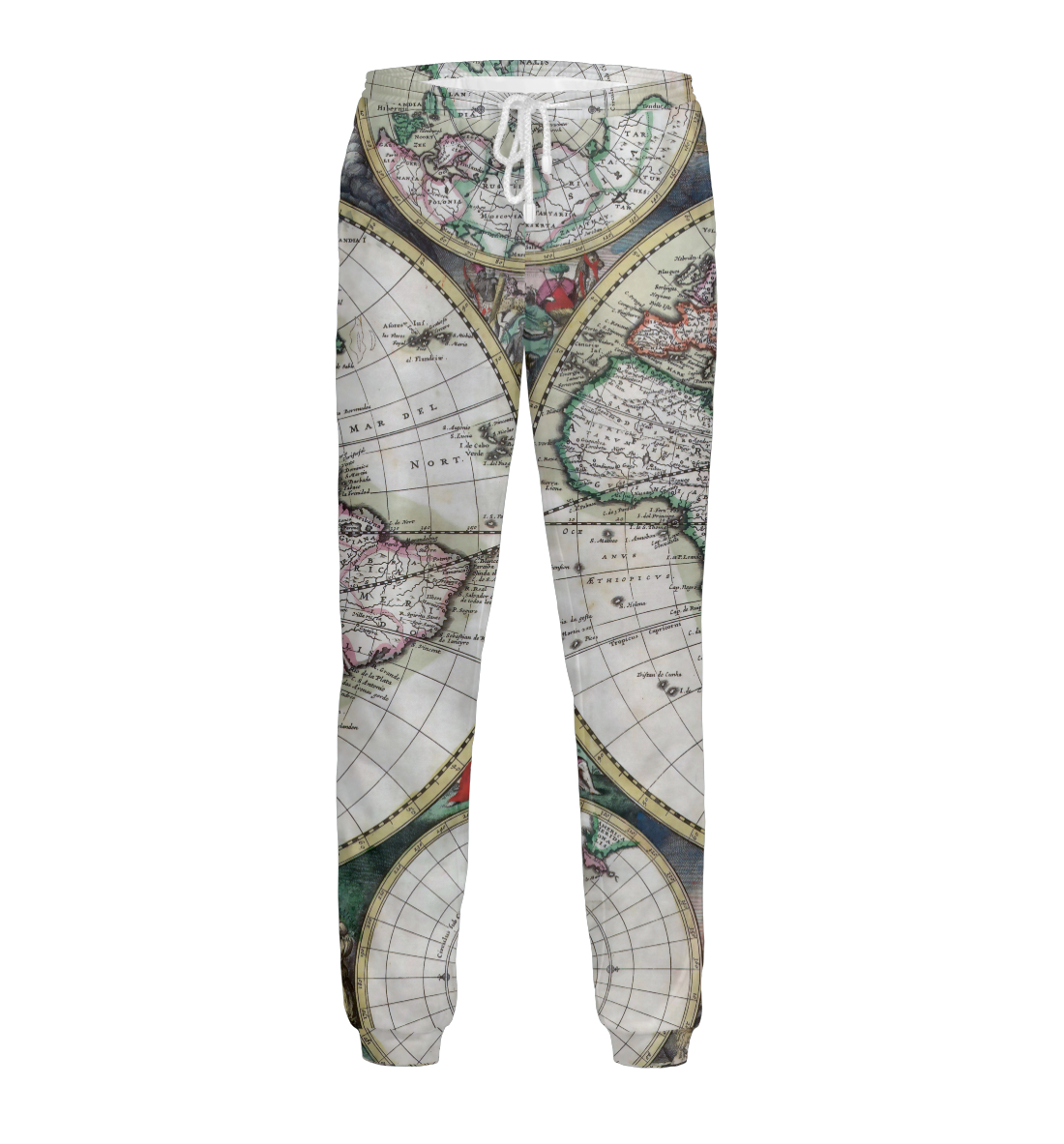 Старинная карта мира 
Старинная карта мира