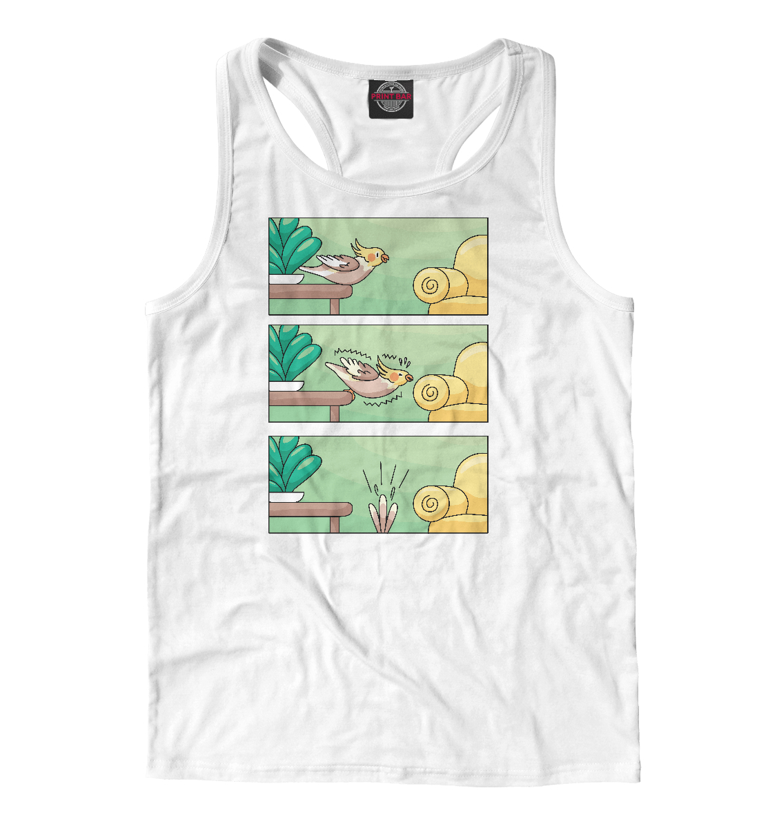 Комикс про попугая
Комикс про попугая