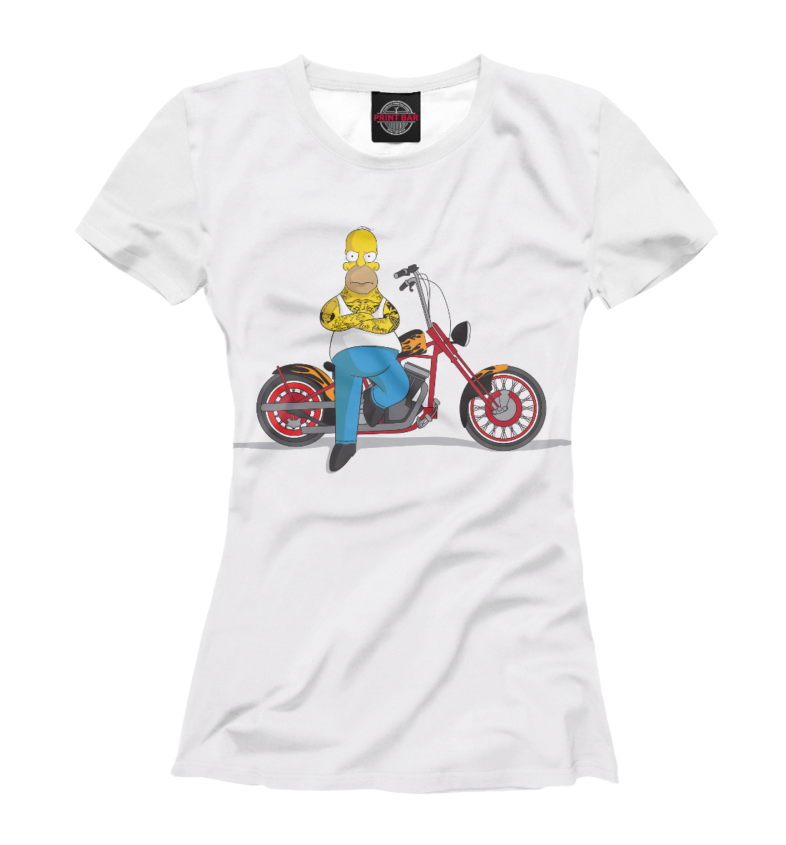 Homer and his Motorbike