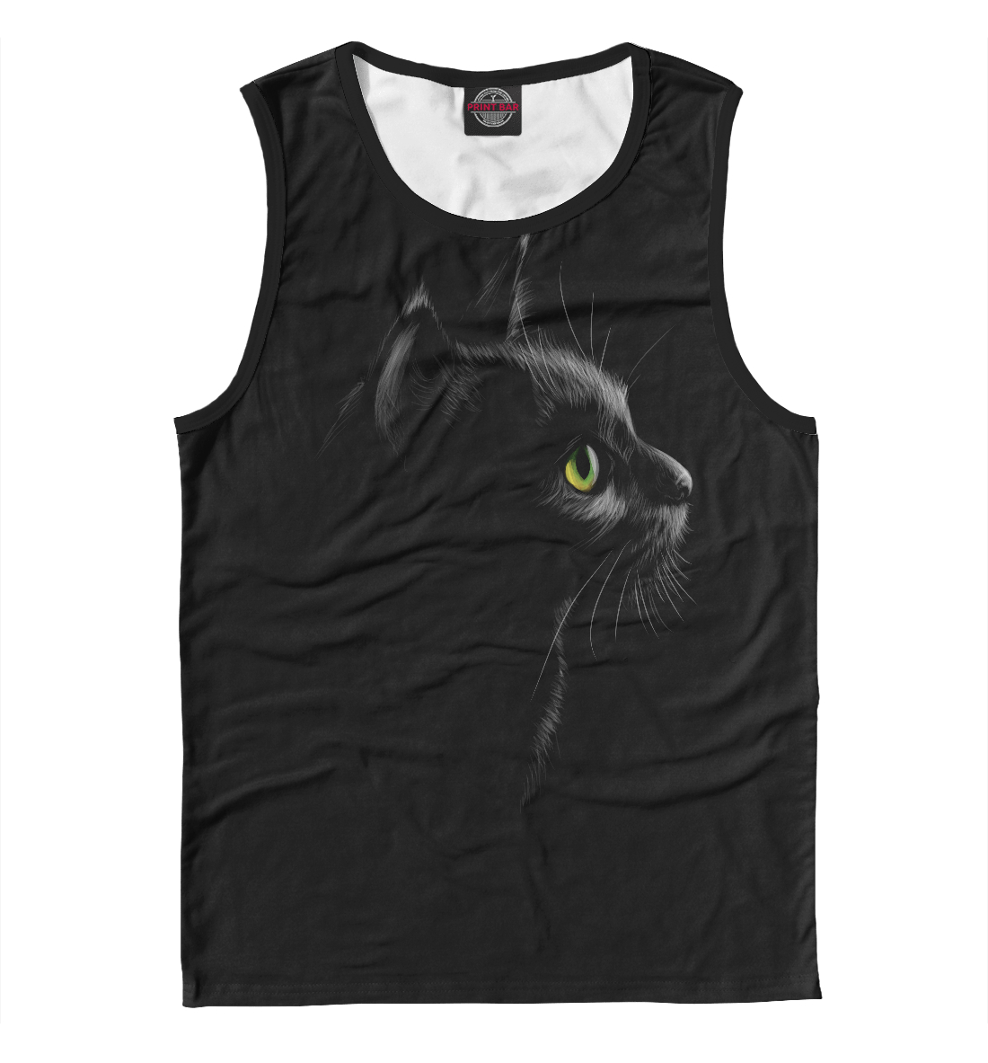 Черный кот на черном фоне 
Черный кот на черном фоне