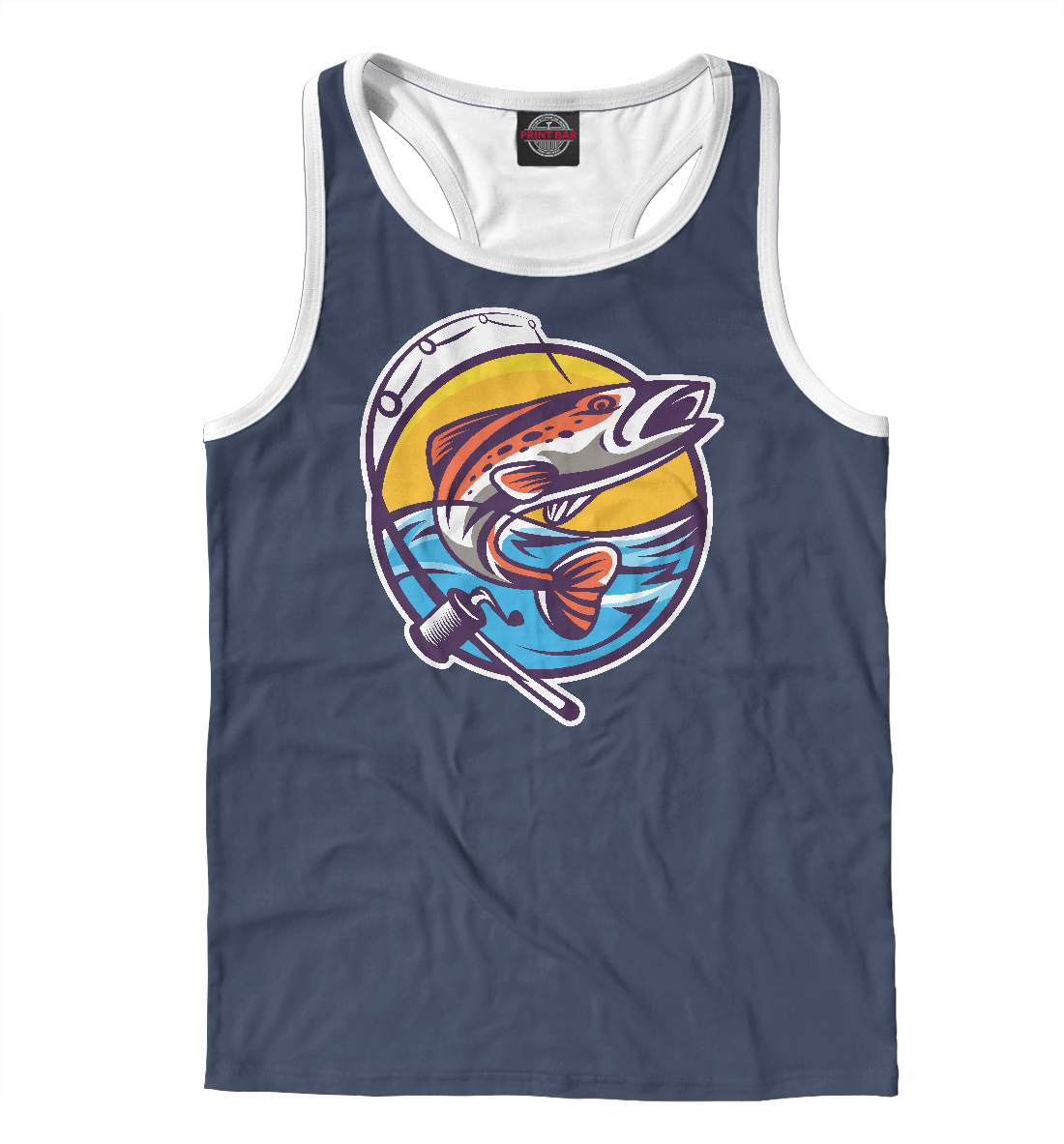 Лосось пойманный спиннингом 
Лосось пойманный спиннингом