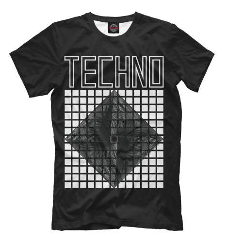 Мужская футболка Techno spiral 
Мужская футболка Techno spiral