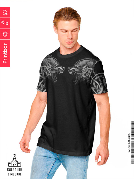 Мужская футболка Медведи 
Мужская футболка Медведи