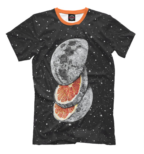 

Мужская футболка Апельсиновая Луна