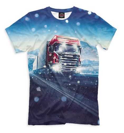 Мужская футболка Scania