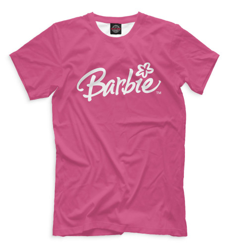 

Мужская футболка Надпись Barbie