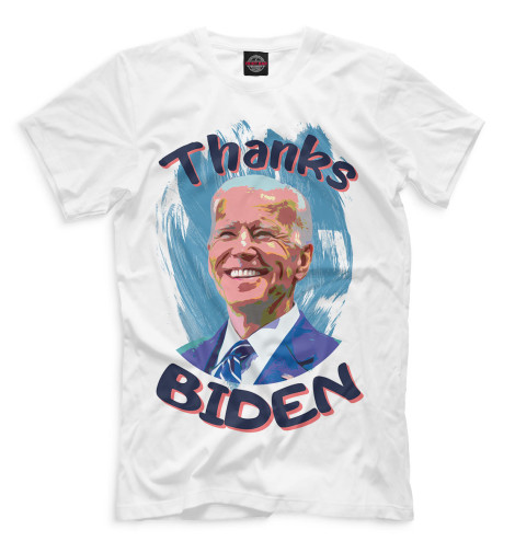 

Мужская футболка Thanks Biden