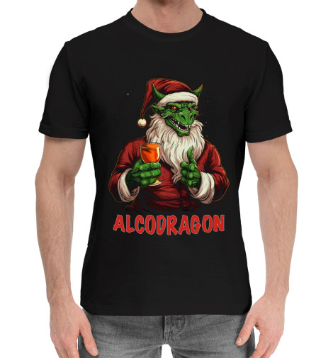 Мужская хлопковая футболка Alcodragon