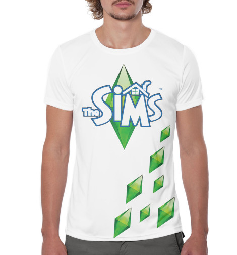 Футболки Print Bar, Белый, The Sims 
Футболки Print Bar, Белый, The Sims