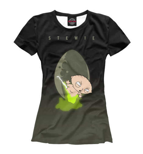Футболки Print Bar, Белый, Stewie Griffin Alien 
Футболки Print Bar, Белый, Stewie Griffin Alien