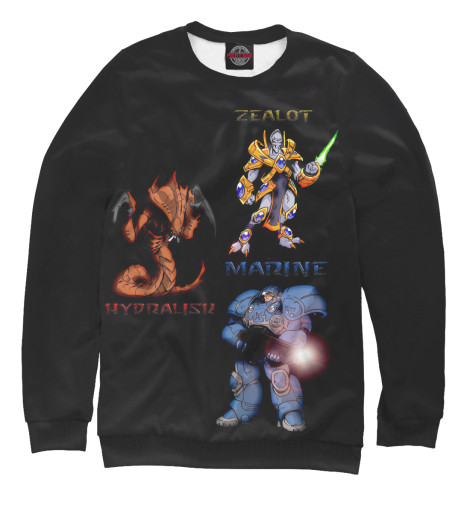 Свитшоты Print Bar, Белый, StarCraft2 
Свитшоты Print Bar, Белый, StarCraft2