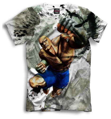 Футболки Print Bar, Черный, Street Fighter