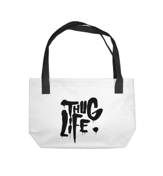 Пляжная сумка Thug life
