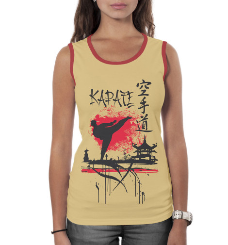 Майки Print Bar, Белый, Карате 
Майки Print Bar, Белый, Карате