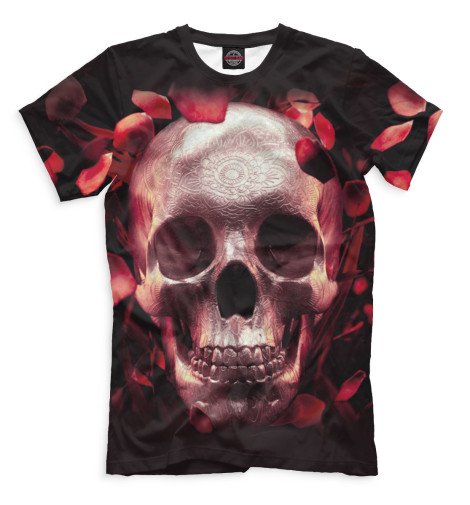 Футболки Print Bar, Черный, Череп 
Футболки Print Bar, Черный, Череп