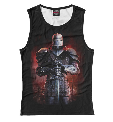 Майки Print Bar, Белый, Рыцарь 
Майки Print Bar, Белый, Рыцарь