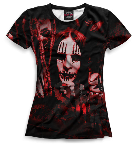Футболки Print Bar, Белый, Slipknot