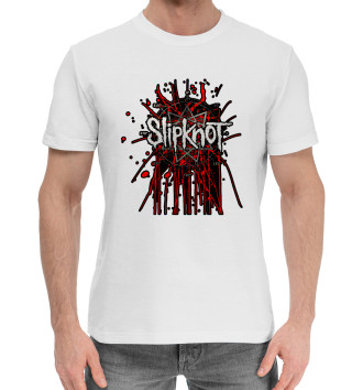 Мужская Хлопковая футболка Slipknot