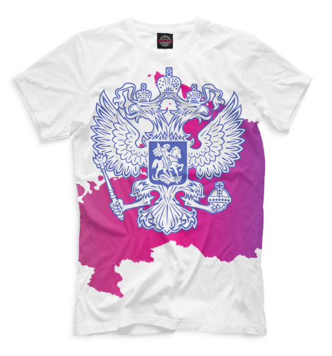 Футболки Print Bar, Молочно-белый, Двуглавый орел