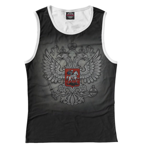 Майки Print Bar, Белый, Герб России 
Майки Print Bar, Белый, Герб России