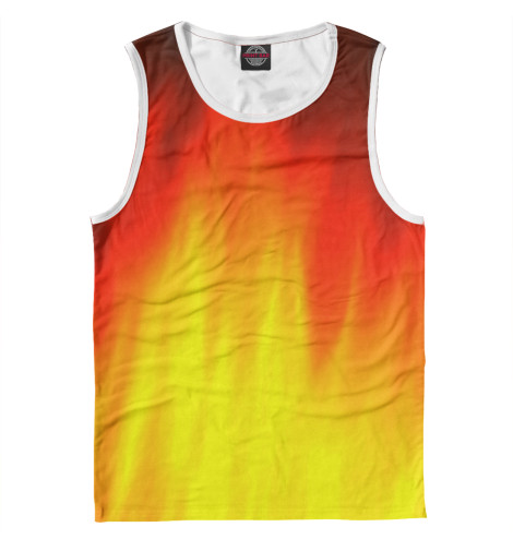 Майки Print Bar, Белый, Огонь 
Майки Print Bar, Белый, Огонь