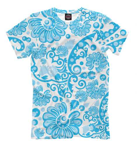 Футболки Print Bar, Грязно-голубой, Роспись 
Футболки Print Bar, Грязно-голубой, Роспись