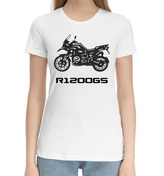 Женская Хлопковая футболка R1200GS