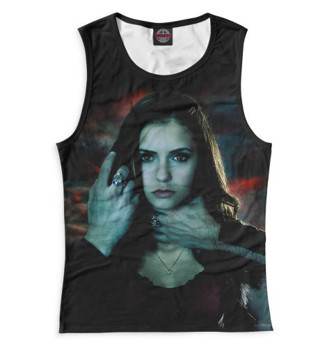 Майки Print Bar, Белый, Елена Гилберт