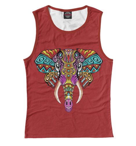 Майки Print Bar, Белый, Индийский слон 
Майки Print Bar, Белый, Индийский слон