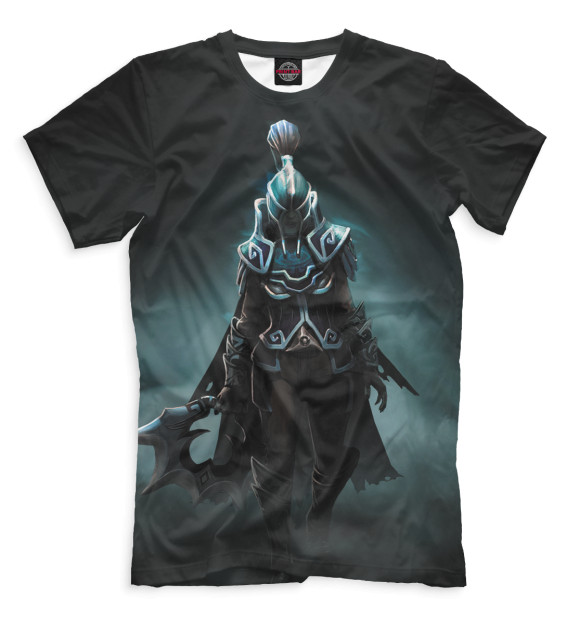 Мужская футболка с изображением Phantom Assassin цвета Черный