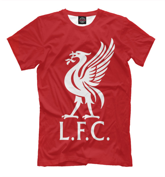Мужская футболка с изображением FC Liverpool цвета Светло-коричневый