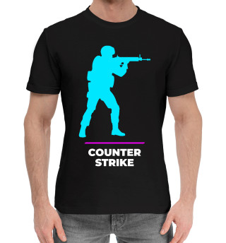 Мужская хлопковая футболка Counter Strike Gaming top