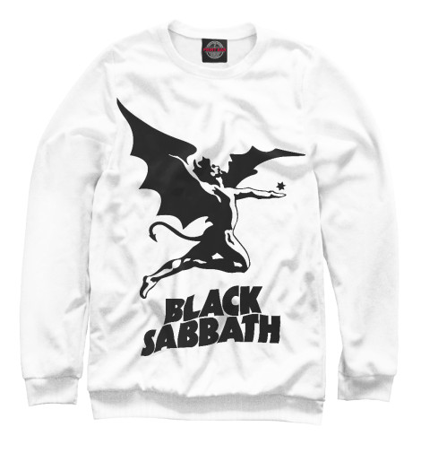 Свитшоты Print Bar, Белый, Black Sabbath 
Свитшоты Print Bar, Белый, Black Sabbath