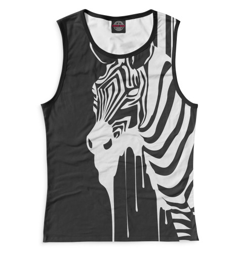 Майки Print Bar, Белый, Зебра 
Майки Print Bar, Белый, Зебра