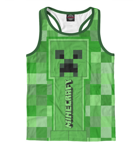 Майки борцовки Print Bar, Белый, Minecraft 
Майки борцовки Print Bar, Белый, Minecraft