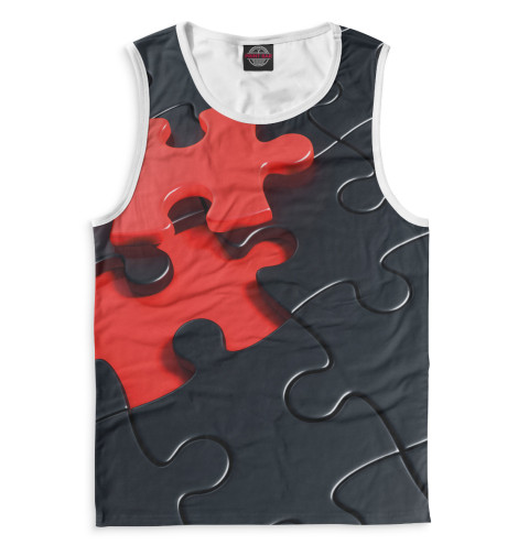 Майки Print Bar, Белый, Пазл 
Майки Print Bar, Белый, Пазл