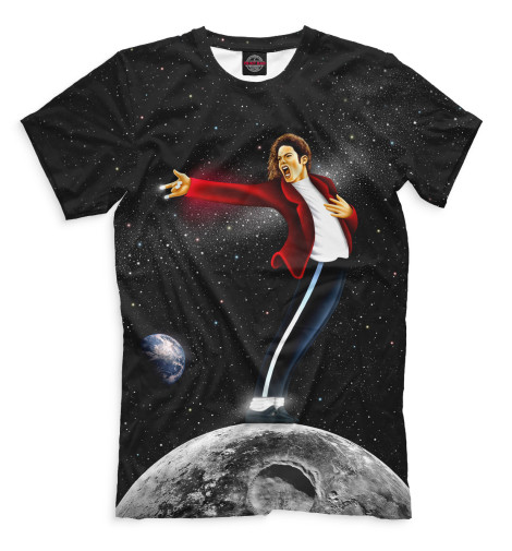 Футболки Print Bar, Черный, Michael Jackson