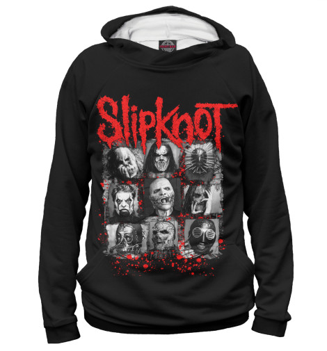 Худи Print Bar, Белый, Slipknot 
Худи Print Bar, Белый, Slipknot