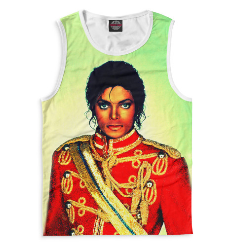 Майки Print Bar, Белый, Michael Jackson