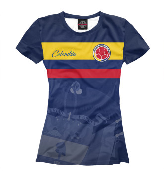 Женская Футболка Колумбия