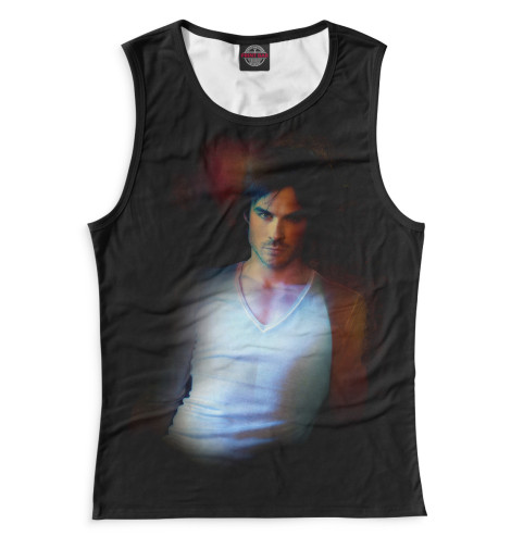 Майки Print Bar, Белый, Дэймон Сальваторе 
Майки Print Bar, Белый, Дэймон Сальваторе