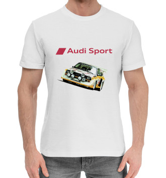 Мужская Хлопковая футболка Audi sport